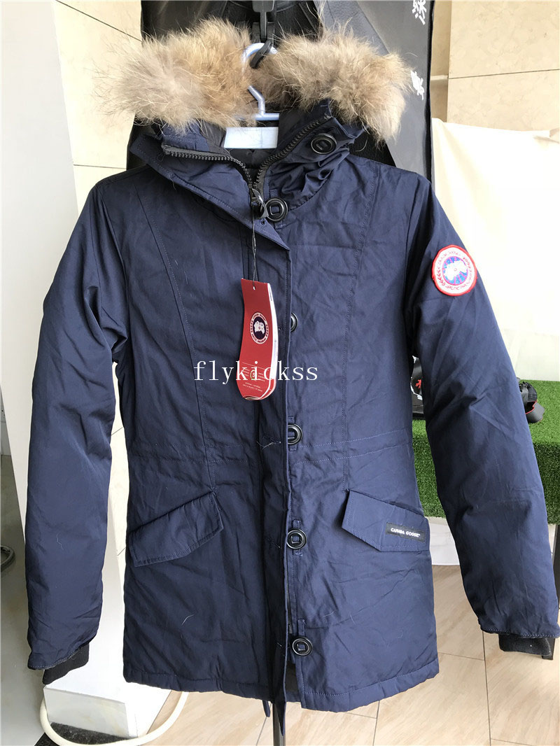 Canada Goose Long Dark Blue Coat